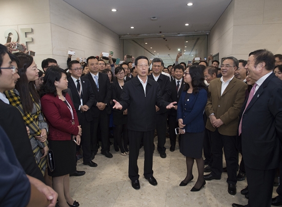 張高麗：爭當“一帶一路”建設(shè)的排頭兵和主力軍